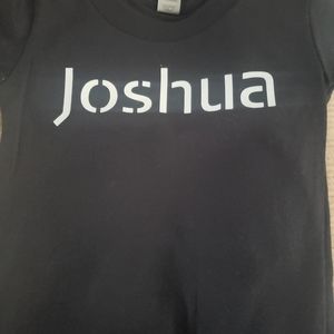 Toddler personalized name meaning shirt.